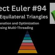Almost Equilateral Triangles Project Euler Problem 94 Multithreading Optimization