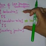 Lexical Analysis Using LEX Tool Implementation Part 1 2 Compiler Design Lec 27 Bhanu Priya