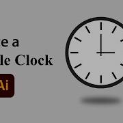 How To Draw A Simple Clock In Adobe Illustrator Shorts