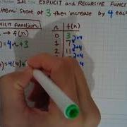 Math 1 1A Explicit And Recursive Functions