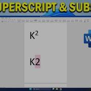 How To Insert Superscripts And Subscripts In Microsoft Word Quick Fix