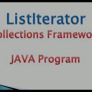 ListIterator In Java Example Forward And Backward Traverse List