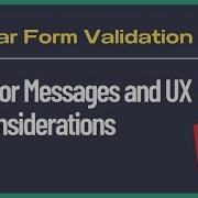 Angular Reactive Form Validation Part 6 Error Messages And UX Considerations PanCard