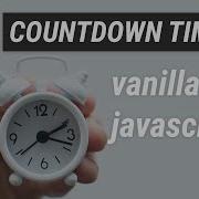 Vanilla JavaScript Countdown Timer