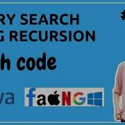 Binary Search Using Recursion Recursion Using Java