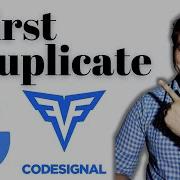 Google First Duplicate CodeSignal Java Interview Preparation