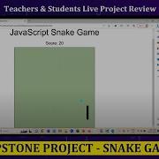 JavaScript Snake Game A Fun And Challenging Capstone Project JavaScript Game Tutorial