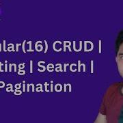 Angular 16 CRUD Sorting Search Pagination Full Video