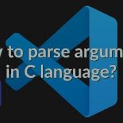 How To Parse Command Line Arguments In C Language