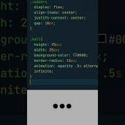 Simple Loader With CSS Short Css Html