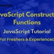 JavaScript Constructor Functions JavaScript Tutorial For Beginners