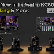 Новое обновление 2026 года FoMaKo KC800 4K HDMI многокамерный видеомикшер все в одном для п