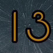 13 Second Timer Bright Big Yellow Numbers And Relaxing Background Music