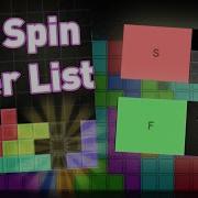 The T Spin Tier List