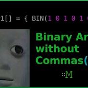 Define Arrays Without Commas Using C Pre Processor C Macro Tricks Part 3