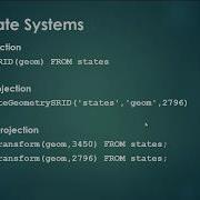 17 Coordinate Systems And SQL Spatial SQL With Postgres PostGIS Learning The FOSS4G Stack