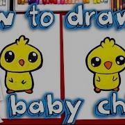 How To Draw A Cartoon Baby Chick