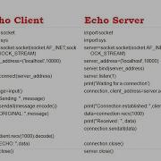 3 Implement Echo Client And Server Applns Using TCP Socket In Python Networks Lab Tcp Socket