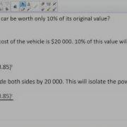 Exponential Decay Vehicle Depreciation