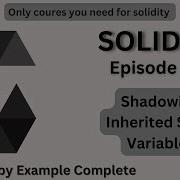 Shadowing Inherited And Calling Parent Contracts Blockchain Mastery Hub EVM Solidity