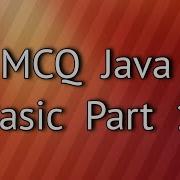 MCQ Java Basic Part 1