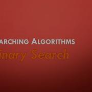 Binary Search In Arrays