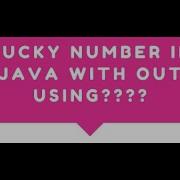 Print Lucky Number In Java Interview Program
