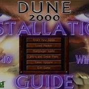 Dune 2000 Installation Guide Windows 10 11