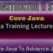 Lec 19 Constructor Static Java Tutorial For Beginner Hindi Core Java To Advance Java