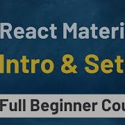 Material UI In React JS Introduction Setup Tutorial 1 Material UI V5