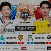 LIVE MPL PH S16 ENGLISH Week 8 Day 1