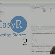 EasyR Creating Your First Project And Script In R