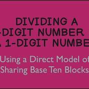 Dividing With Base 10 Blocks