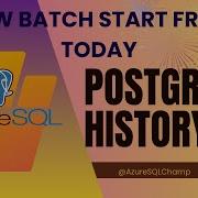 NEW BATCH Update PostgreSQL History Postgresql Mongodb Postgresqltutorial