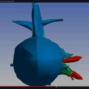 ANSYS WB Explicit Dynamics FEA Simulation Of Submarine Being Hit By 2 Inactive Torpedoes Trial