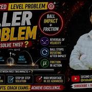 Ball Impact Friction Plank Collision Problem JEE Advanced PYQ Level Can You Solve This