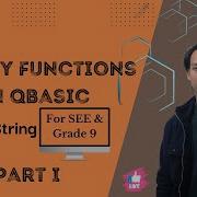 Library Functions In QBasic SEE Class 9 Longest String Part I Sushan Hada