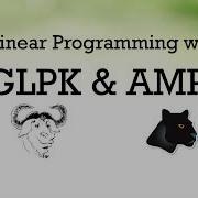 GLPK AMPL Tutorial 00 Manuel Installation