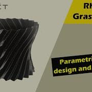 Parametric Vase Design And 3D Print Grasshopper Tutorial