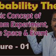 Probability Theory Concept Of Random Experiment Sample Space And Event In Hindi