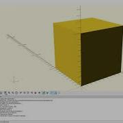 Примитивы Cube Translate