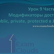 Модификаторы доступа Public Private Protected в Java Урок 9 Часть 14
