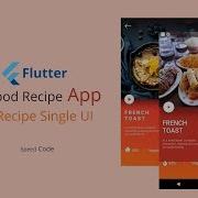Flutter UI Design Recipe App Recipe Details View Speed Code