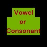 Finding Vowel Or Consonant Using Python