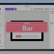 M5UI Basic Tutorial LVGL Bar