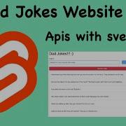 Svelte Js Project Base Tutorial Dad Jokes App With Api