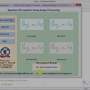Matlab Code For Signature Recognition Using Image Processing