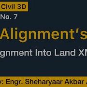 Alignment Into Land XML Lecture No 7