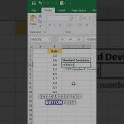 How To Calculate Standard Deviation In Excel Rapid MS Ytshorts