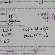 MDM4U 2 3 Sampling Techniques Video 3